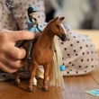 Kim és Caramelo kezdő készlet, Schleich, Horse Club