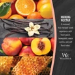 MANUKA NECTAR NAGY ÜVEGGYERTYA, Woodwick