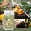 SAGE & CITRUS SIGNATURE NAGY ÜVEGGYERTYA, Yankee Candle