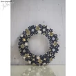 Lézervágott koszorú csillag, 35cm átm., natúr, 10-darabos készlet, Rayher