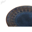SHERI BLUE MÁZAS KERÁMIA KISTÁNYÉR, 21,5x21,5x2,5cm, PTMD