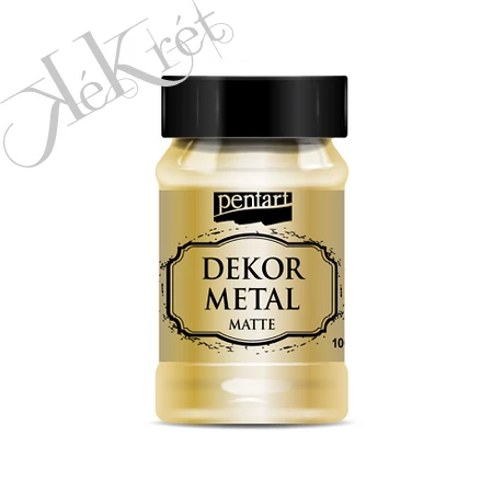 DEKORMETÁL MATT FESTÉK, arany, 100ml