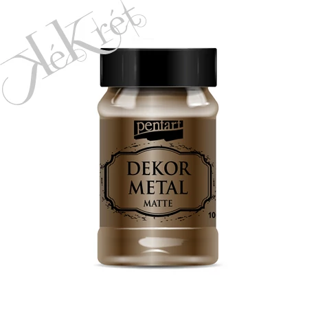 DEKORMETÁL MATT FESTÉK, csokoládé, 100ml
