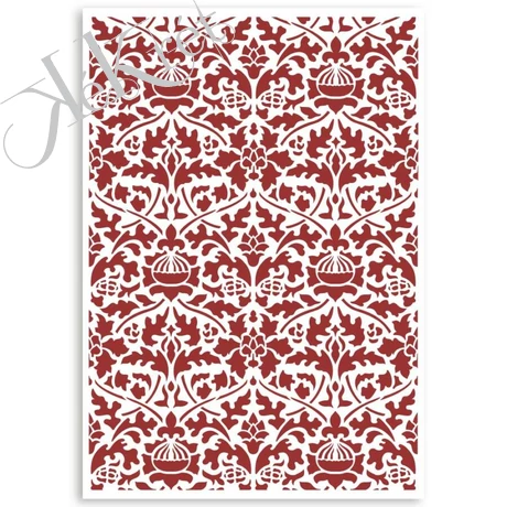 CASA GRANADA TAPÉTA Stencil G méret 21x29,7 cm, Stamperia
