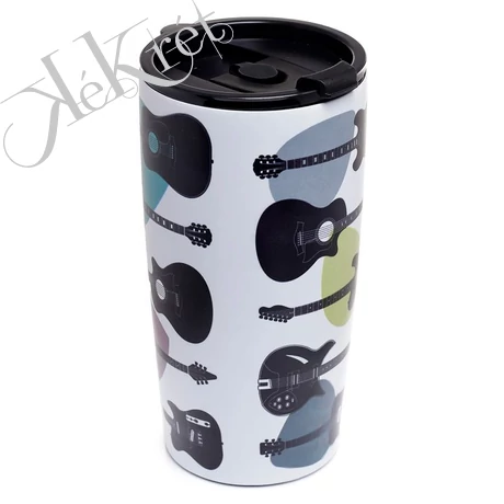 GITÁROS Rozsdamentes Acél Thermo Bögre 550ml