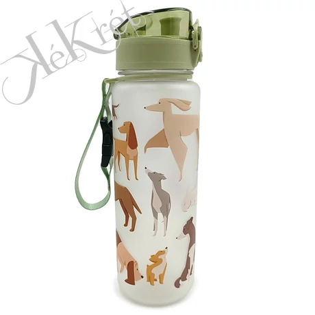 Kulacs Szívószállal 600ml, Ütésálló - Kutyafalka