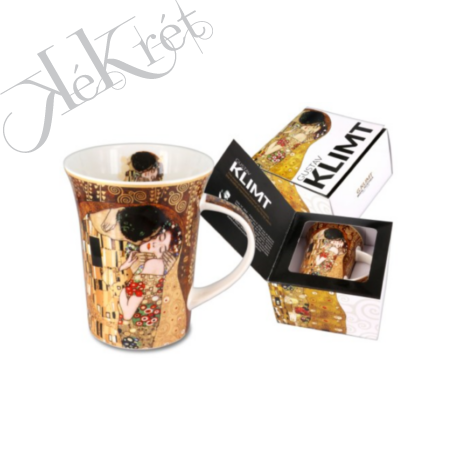 Porcelánbögre Klimt dobozban 350ml, Klimt: The Kiss