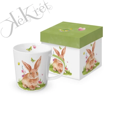 NYUSZIS PORCELÁN BÖGRE DÍSZDOBOZBAN, 350ml