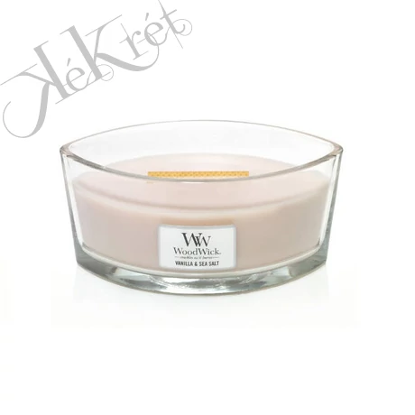 VANILLA & SEA SALT HAJÓGYERTYA, Woodwick