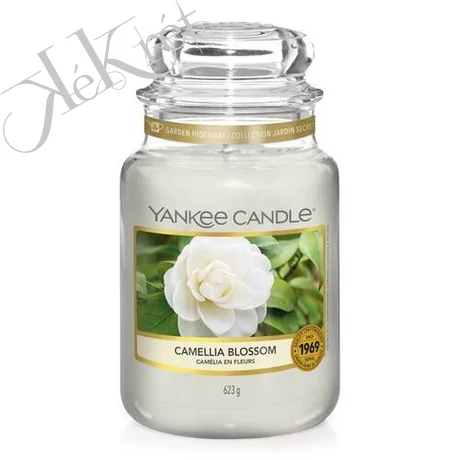 CAMELLIA BLOSSOM NAGY ÜVEGGYERTYA, Yankee Candle