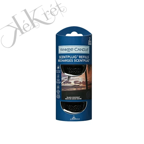 BLACK COCONUT elektromos légfrissítő utántöltő, Yankee Candle