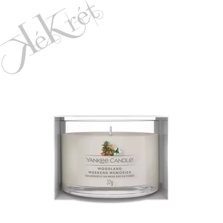  WOODLAND WEEKEND MEMORIES ÜVEGES MINTAGYERTYA, Yankee Candle