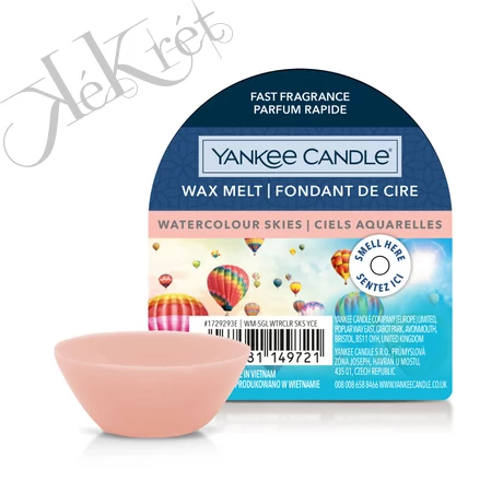 WATERCOLOUR SKIES MINI VIASZ, YANKEE CANDLE