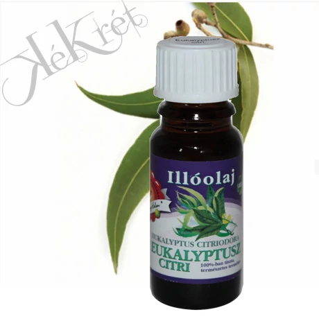 100% TISZTASÁGÚ EUKALIPTUSZ ILLÓOLAJ, 10ml