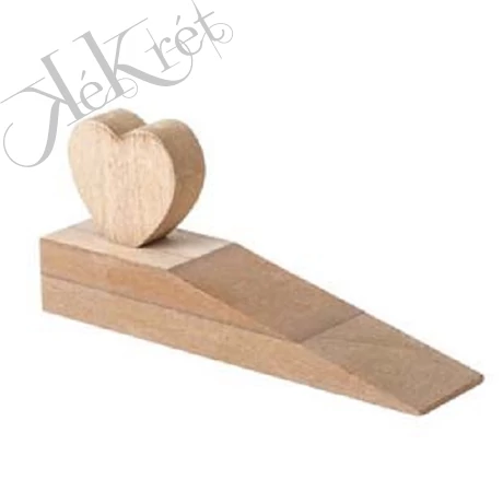 FA AJTÓTÁMASZ SZÍV DÍSZÍTÉSSEL.
