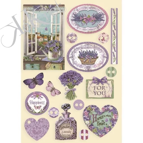 PROVENCE, FA FIGURÁK, A5, Stamperia