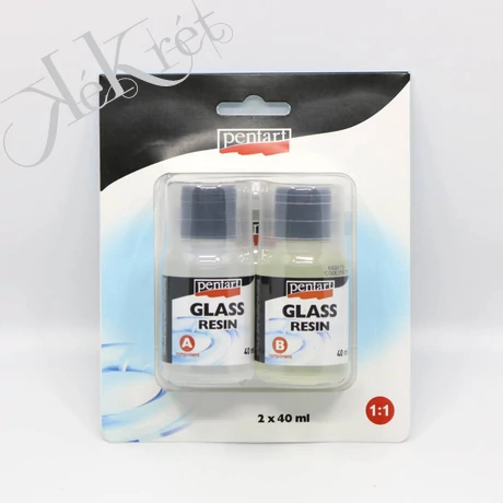 SZUPER ÜVEGGYANTA, PENTART, 2x40ml, 1:1szett