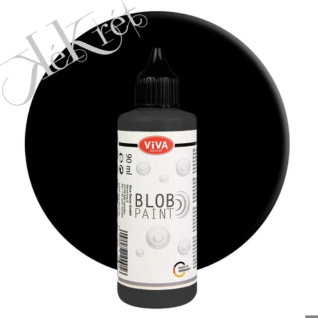 BLOB FESTÉK 90ml, fekete, VIVA