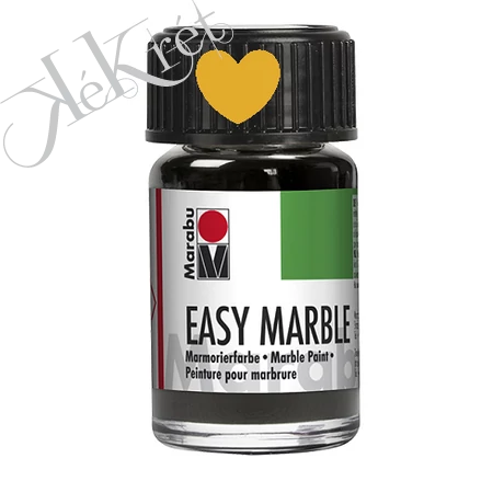 MÁRVÁNYOZÓ FESTÉK, EASY MARBLE, ARANY, MARABU, 15ml
