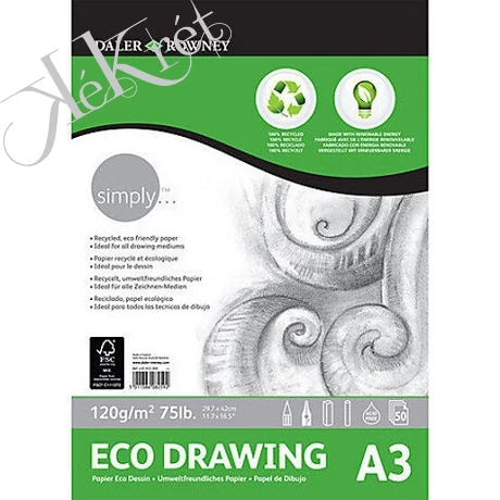 Simply Eco Rajztömb A3, DALER-ROWNEY