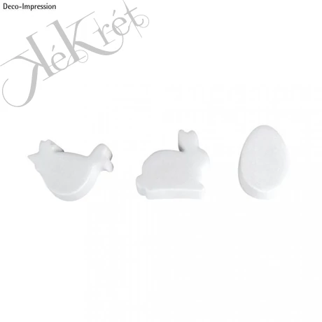 Öntőforma: kakas,nyúl,tojás, motívum ca. 5-8cm