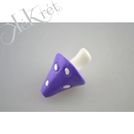 MINI GOMBA CSÚCSOS KALAPPAL, LILA