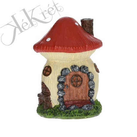 Tündérkert ház gomba 7,8x6,4x10,7 cm