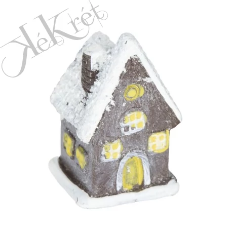 Mini házikó 2x2x3,3 cm 4db/csomag