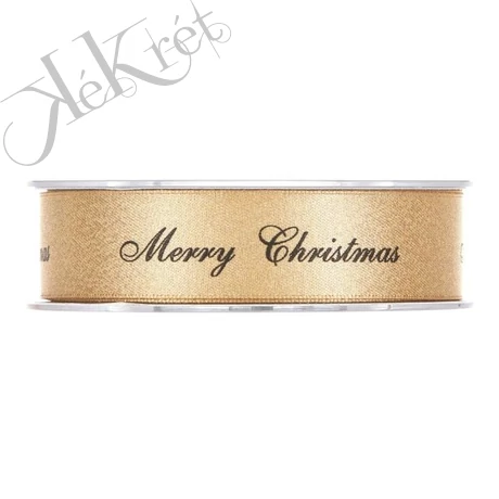 Szalag Merry Christmas felirattal 25 mmx25 m