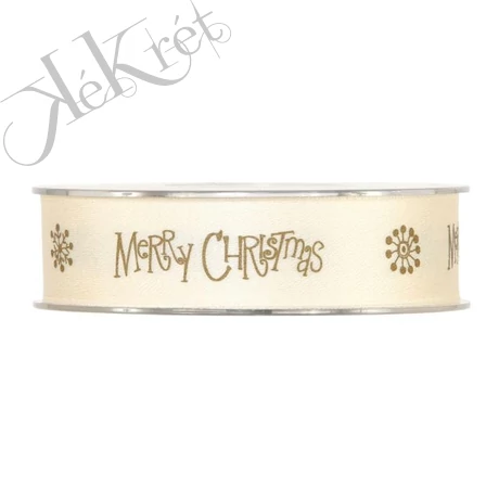 Szalag Merry Christmas felirattal 25 mmx25 m