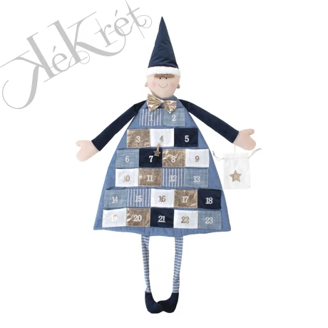 TEXTIL ADVENTI NAPTÁR, 118x53cm