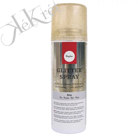 GLITTER SPRAY, FINOM CSILLÁMSPRAY, ARANY IRIZÁLÓ