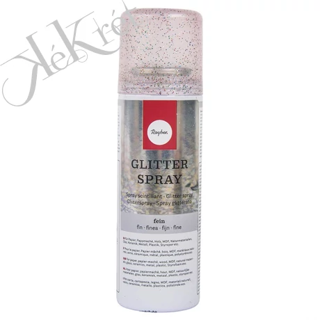 GLITTER SPRAY, FINOM CSILLÁMSPRAY, EZÜST IRIZÁLÓ