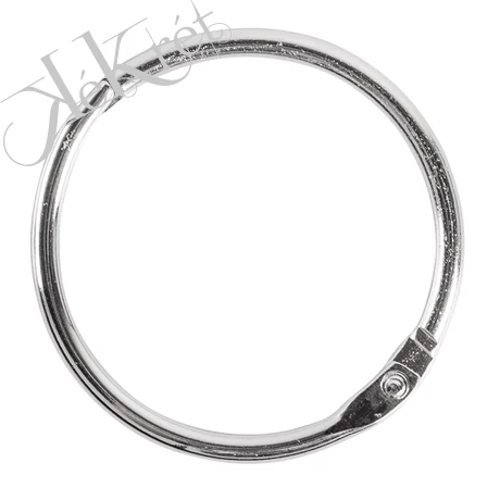 Nyitható fémgyűrű, albumkarika, nikkelmentes, 38 mm belső átmérő