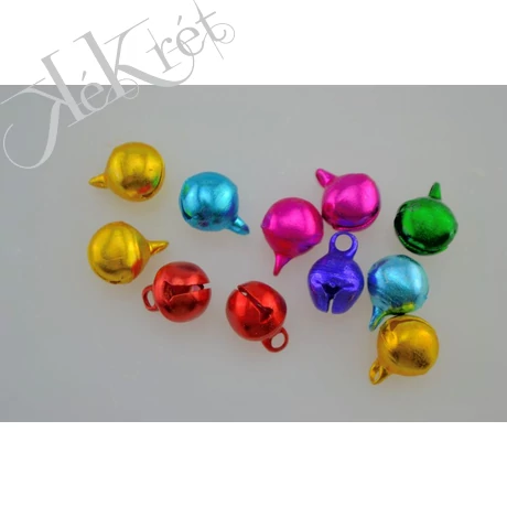 CSENGETTYŰ KEREK FÜLES 10 MM, MATT, VEGYES SZÍNEK 