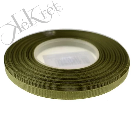 SZALAG TEXTIL RIPSZ 0,65CM*25Y, oliva