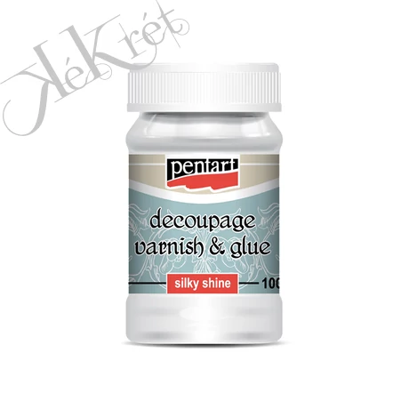 SELYEMFÉNYŰ RAGASZTÓLAKK, DECOUPAGE, 100ml, PENTART