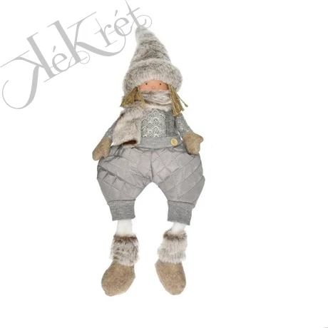 Gyerek, lógólábú textil, fiú,16x12x51 cm 