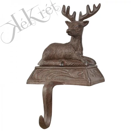 Szarvasos karácsonyi zoknitartó