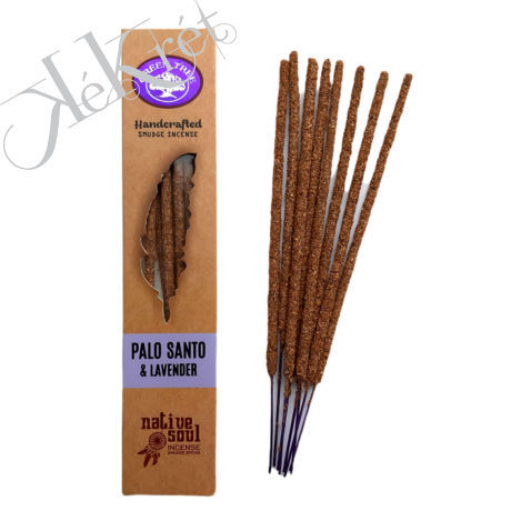 Smudge Incense Native Soul Palo Santo Lavender (Palo Santo-Levendula) füstölő , 15 gr