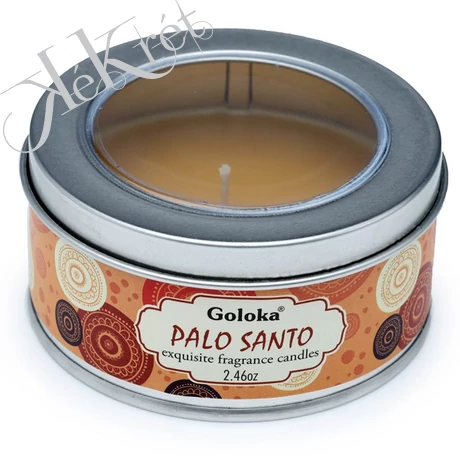 Goloka Viaszgyertya Fém Dobozban - Palo Santo