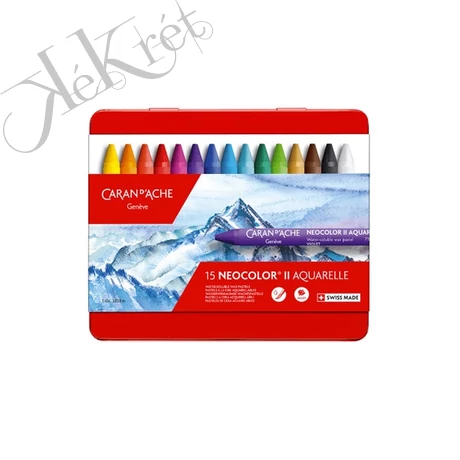 CARAN D'ACHE CLASSIC NEOCOLOR II AKVARELLKRÉTA KÉSZLET - 15 DB