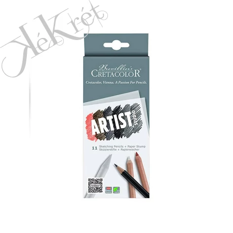 CRETACOLOR ARTIST STUDIO VÁZLATCERUZA KÉSZLET - 11 DB-os