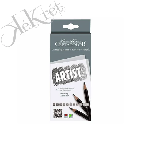 CRETACOLOR ARTIST STUDIO GRAFITCERUZA KÉSZLET, 12 DB-OS