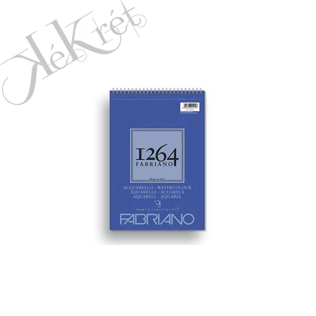 FABRIANO 1264 AKVARELLTÖMB, 300 G - A5, FELÜL SPIRÁLOS