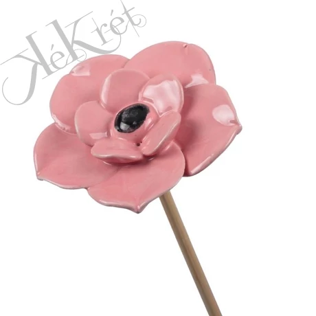 MÁLYVA KERÁMIA VIRÁG, BETŰZŐS