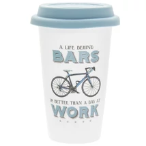 PORCELÁN UTAZÓBÖGRE-KERÉKPÁR