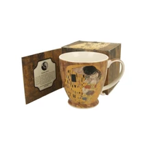 Porcelánbögre 450ml, dobozban, Klimt: The Kiss