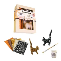 KREATÍV DECOUPAGE KÉSZLET, CICÁK, 