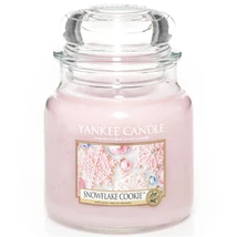 SNOWFLAKE COOKIE közepes üveggyertya, Yankee Candle